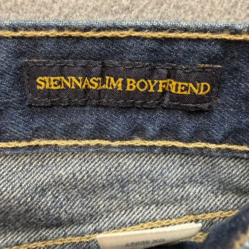 Lucky Brand Jeans‎ Women 6/28 Blue Sienna Boyfriend Distressed Seagraves Denim